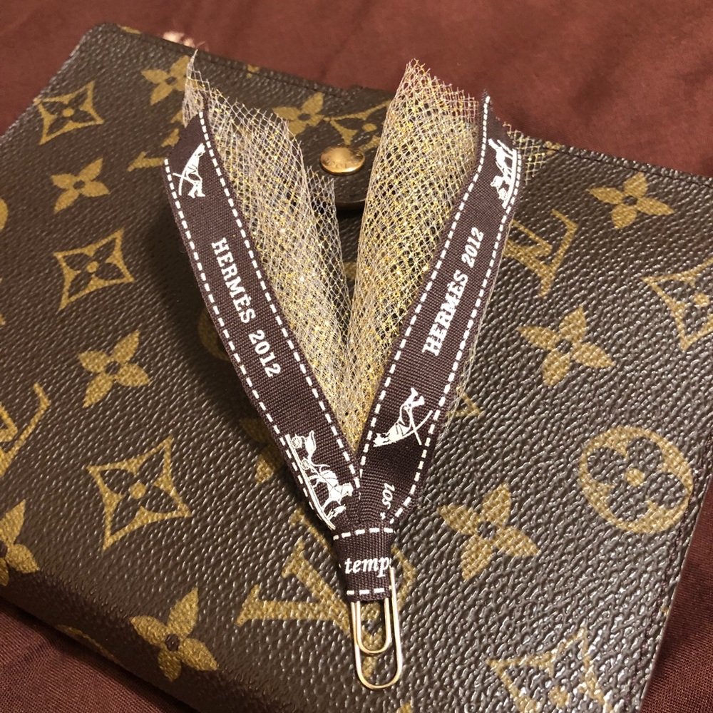 Authentic Hermès Decorative Ribbon Paper Clip